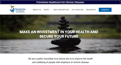 Desktop Screenshot of chroniccareindia.org