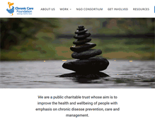 Tablet Screenshot of chroniccareindia.org